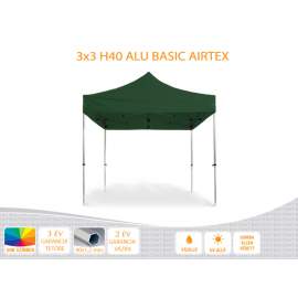 Bigtent 3x3 ALU Basic H40 AIRTEX tetővel,nyitható pavilon